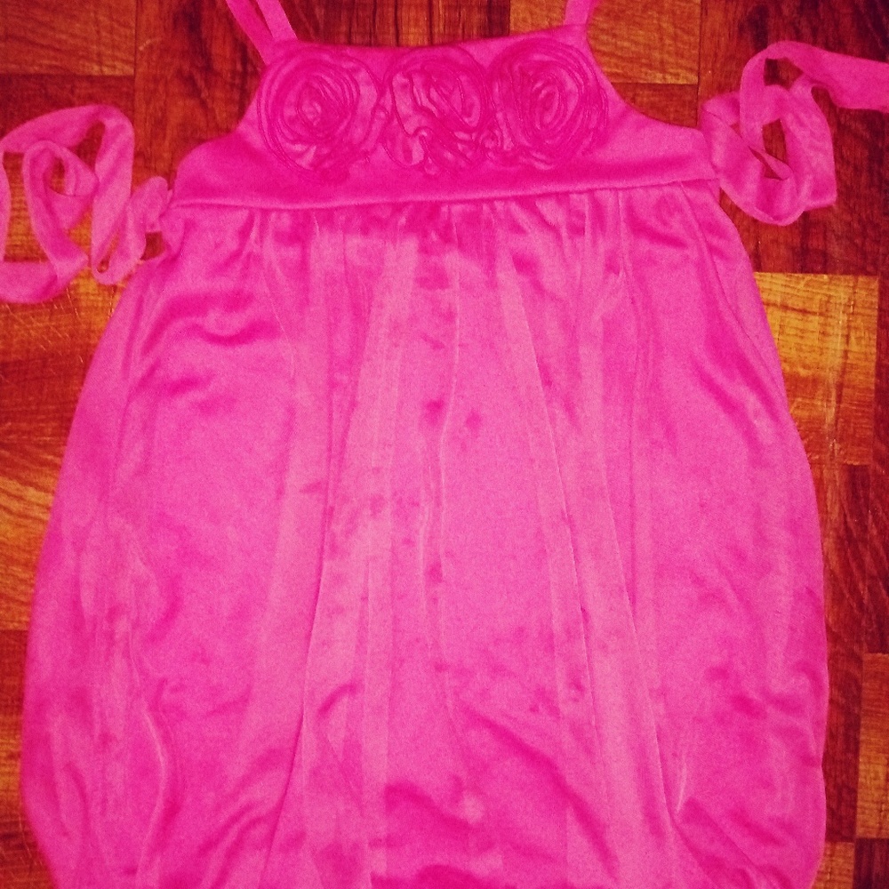 Beautiful pink rose dress
